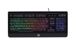 2E Gaming Клавіатура мембранна KG320 104key, USB-A, EN/UA/RU, LED, чорний (2E-KG320UB)