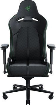 Крісло Razer Enki ПУ шкіра, 4D-Armrests, чорно-зелений (RZ38-03720100-R3G1) [111579]