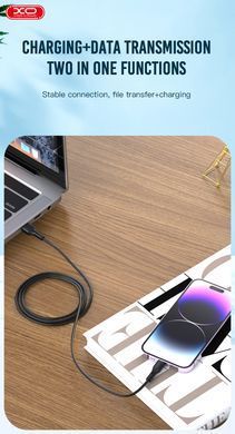 Кабель XO NB230 Rock Series USB-A to Micro - 1m (Black) (NB230_M_Black) [202490]