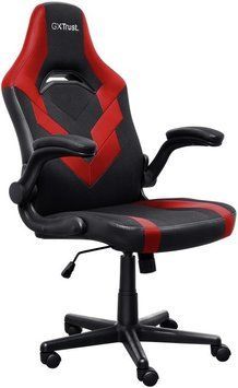 Крісло Trust GXT703R Riye, ПУ шкіра, Foldable Armrests, червоний (24986_TRUST) [106144]