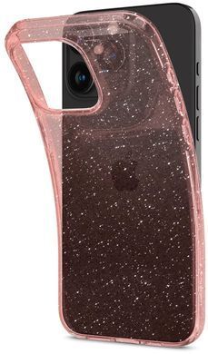 Чохол Spigen для iPhone 15 Pro, Liquid Crystal Glitter, Rose Quartz (ACS06702) [108175]