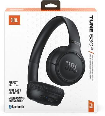 Гарнітура JBL TUNE 530BT Black (JBLT530BTBLKEU) [203402]