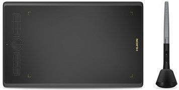 Графічний планшет Huion 8"x5", USB-C, чорний (H580X) [104758]