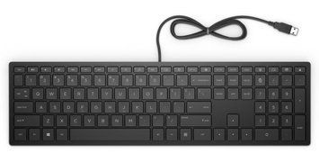 Клавіатура HP Pavilion 300, USB дротова, чорна (4CE96AA) [401025]