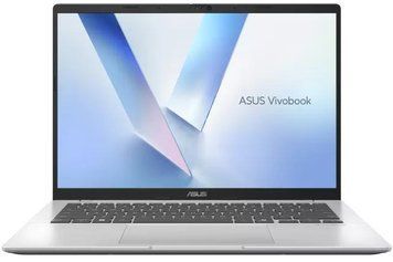 Ноутбук ASUS Vivobook 14 M1407KA-LY143 14" WUXGA IPS, AMD AI 5 330, 16GB, F512GB, UMA, NoOS, Сріблястий (90NB15H3-M006Y0) [114605]