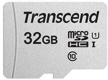 Карта пам'яті Transcend microSD 32GB C10 UHS-I R100/W20MB/s + SD (TS32GUSD300S-A) [110007]