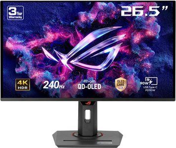 Монітор Asus 26.5" ROG Strix XG27UCDMG 2xHDMI, DP, USB-C, 3xUSB, QD-OLED, 3840x2160, 240Hz, 0.03ms, DCI-P3 99%, FreeSync, Pivot, HDR400 (90LM0B20-B01971) [111882]