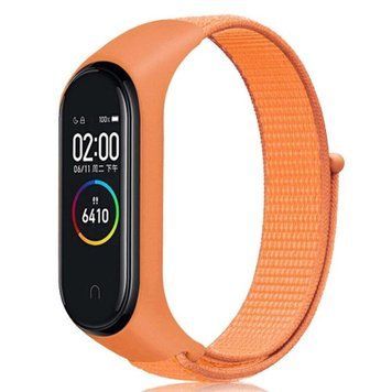Ремінець BeCover Nylon Style для Xiaomi Mi Smart Band 7 Orange (707665) [604803]