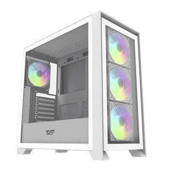 Корпус для комп'ютера DARK FLASH DRX90 GLASS ATX без блока живлення, білий (DRX90 GLASS WHITE) [503313]