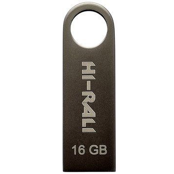 Флеш-накопичувач USB 16GB Hi-Rali Shuttle Series Black (HI-16GBSHBK) [607125]