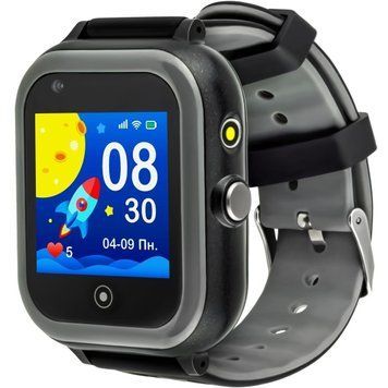 Дитячий смарт-годинник Garmix (PointPRO-200 4G/GPS/WiFi Black) [615370]