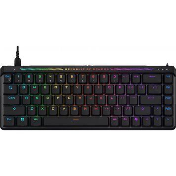 Клавiатура Asus ROG Falchion Ace LED 68key HFX Magnetic Switches Black (90MP03VE-BKUA20) [606036]