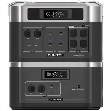 Зарядна станція Oukitel BP2000E 2200Вт + батарея B2000E (4096Вт/г) EVE LiFePo4 UPS, MPPT (BP2000E+B2000E) [400653]