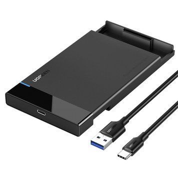 Зовнішня кишеня Ugreen для 2.5" HDD/SSD USB 3.1 US221 Black (50743) [616245]