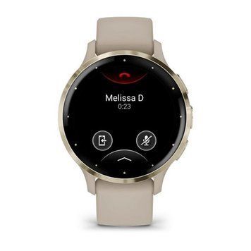 Смарт-годинник Garmin Venu 3s Soft Gold Stainless Steel Bezel with French Gray Case and Silicone Band (010-02785-52) [608227]