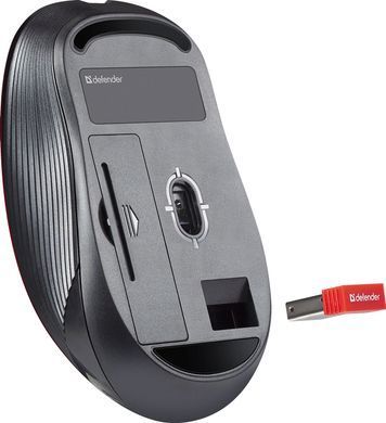 Мишка Defender Gassa MM-105, бездротова, 6кн. до 1600 dpi, безшумна, бірюзова (52102) [401344]