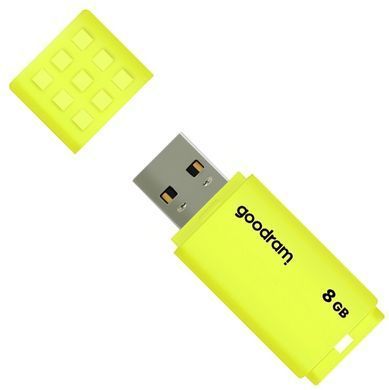 Флеш-накопичувач USB2.0 8GB Goodram UME2 Yellow (UME2-0080Y0R11) [607085]