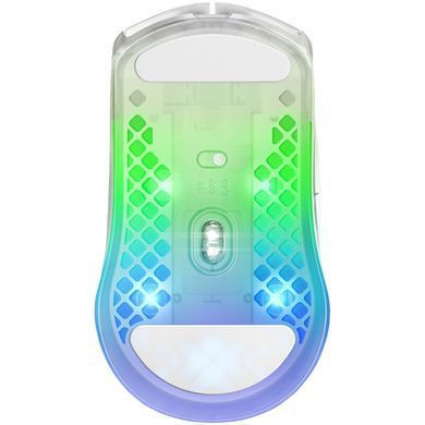 Мишка SteelSeries Aerox 3 Wireless Ghost, RGB, 18000dpi., 6кн., прозора (62610) [401283]