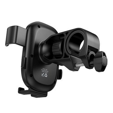 Велотримач для телефона HOCO H85 Knight motorcycle bicycle universal holder Black (6942007655460) [806741]