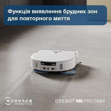 Робот-пилосос DEEBOT X5PRO OMNI DDX39 WH ECOVACS (DDX39 WHITE) [500588]