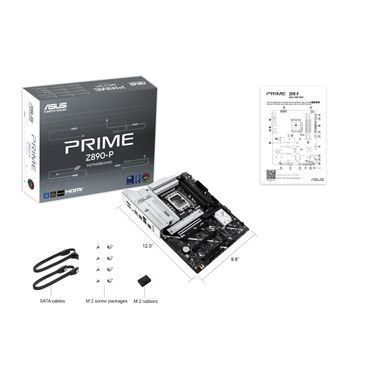 Материнcька плата ASUS PRIME Z890-P s1851 Z890 4xDDR5 M.2 HDMI DP ATX (90MB1I50-M0EAY0) [109160]
