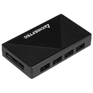Корпус Chieftec APEX LUMO 4x140mm A-RGB, USB-C, E-ATX, без БЖ, Black (GA-01B-L-OP) [402964]