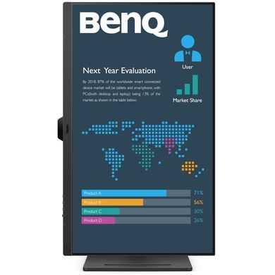 Монітор TFT 31.5" BenQ BL3290QT, IPS, 2K QHD, 75Hz, HDMI, DP, DP-out, USB-C, HAS, USB-hub, колонки, чорний (9H.LLMLA.TPE) [400487]