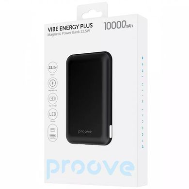 Універсальна мобільна батарея Proove Vibe Energy Plus 22.5W 10000mAh Black (PBVE15012203) [614765]