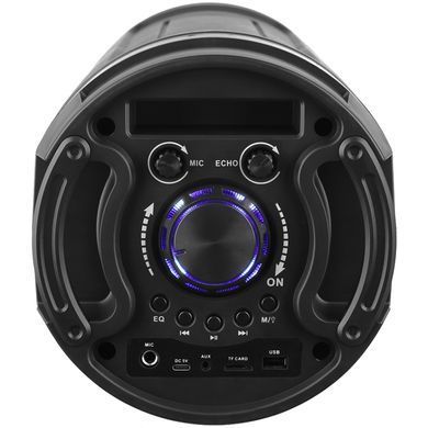 Акустична система 1.0 Media-Tech 50W Bluetooth/FM/AUX/SD/USB/КАРАОКЕ/LED чорна (MT3182) [405184]