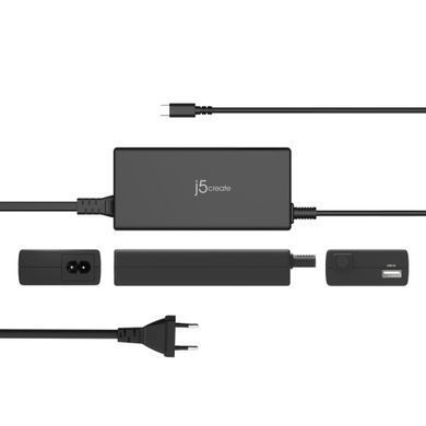 Мережевий зарядний пристрій J5create Super Charger 100W Black (JUP2290C-EN) [618215]
