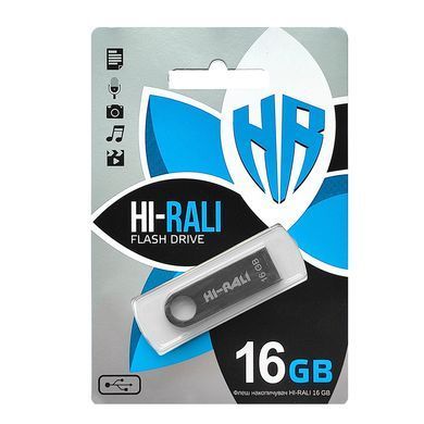 Флеш-накопичувач USB 16GB Hi-Rali Shuttle Series Black (HI-16GBSHBK) [607125]