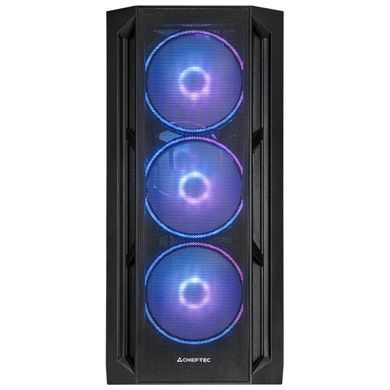 Корпус Chieftec APEX LUMO 4x140mm A-RGB, USB-C, E-ATX, без БЖ, Black (GA-01B-L-OP) [402964]