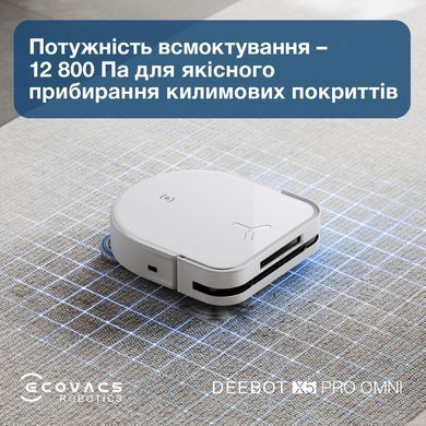 Робот-пилосос DEEBOT X5PRO OMNI DDX39 WH ECOVACS (DDX39 WHITE) [500588]