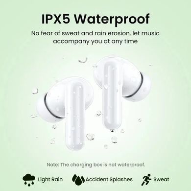 Навушники TWS UGREEN HiTune T3C Earbuds (WS207) Білі (45110) [404012]