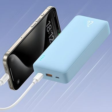 Зовнішній акумулятор Baseus Airpow Fast Charge Power Bank 10000mAh 20W Galaxy Blue (P10022801313-00) [805554]