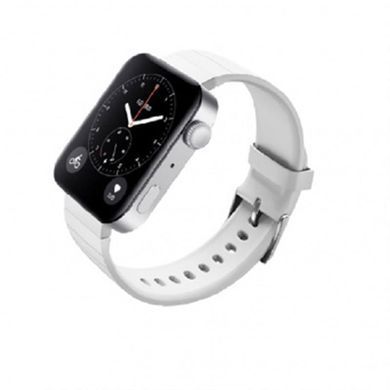 Ремінець BeCover для Xiaomi Mi Watch/Garmin Vivoactive 3S/4S/Venu 2С/Canyon CNS-SW71SS/Mobvoi TicWatch C2/Withings Activite Steel/Huawei Honor S1 White (704521) [604632]