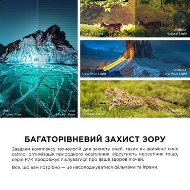 Телевізор 65" TCL QLED 4K 60Hz Smart Google TV Black (65P71K) [114183]