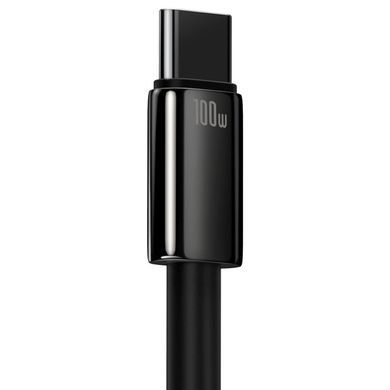 Кабель Baseus Tungsten Gold Fast Charging Data Cable USB to Type-C 100W 1m Black (CAWJ000001) [804356]