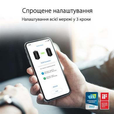 Wi-Fi Mesh-система Asus ZenWiFi Pro ET12 1pk Black (90IG05Z0-MO3A10) (ET12(1-PK)) [610940]