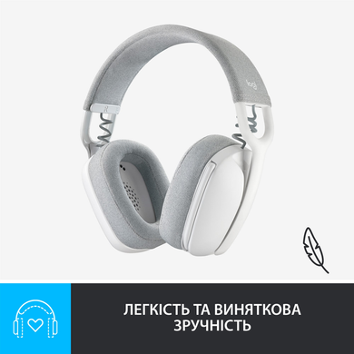 Гарнітура Logitech Zone Vibe 100 White (981-001219) [203117]