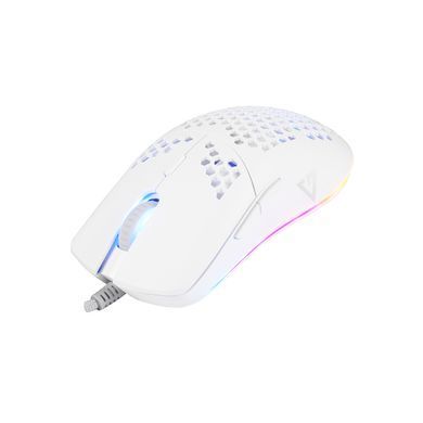 Мишка Modecom Shinobi 3360 Volcano, ігрова, 12000dpi., 6кн., біла (M-MC-SHINOBI-3360-200) [401188]