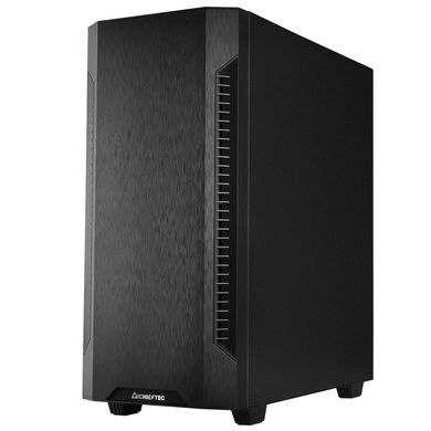 Корпус Chieftec ELOX ATX, без БЖ, Black (AS-01B-OP) [402934]