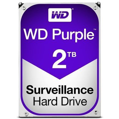 Накопичувач HDD SATA 2.0TB WD Purple 5400rpm 64MB (WD20PURZ) [615740]