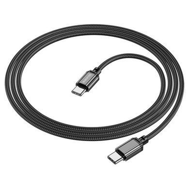 Кабель BOROFONE BX87 Sharp 60W charging data cable for Type-C to Type-C(unpackaged) Black (6974443389067(unp)) [805343]