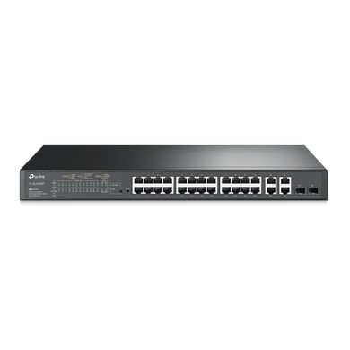 TP-Link Комутатор SL2428P 24xFE(24xPoE), 4xSFP, 250Вт, Некерований (SL2428P)