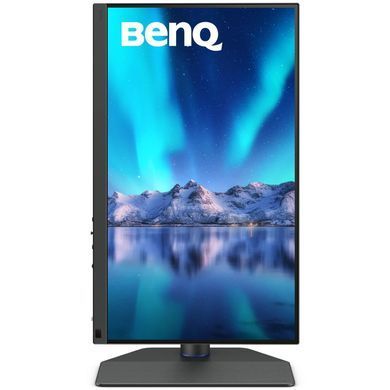 Монітор TFT 27" BenQ SW272Q, 2K IPS, 2хHDMI, DP, USB-C, HAS, USB-hub, MCR, Pivot, сірий (9H.LLPLB.QBE) [400488]