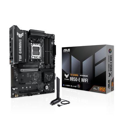 Материнcька плата ASUS TUF GAMING B850-E WIFI sAM5 B850 4xDDR5 M.2 HDMI DP Wi-Fi BT ATX (90MB1L20-M0EAY0) [109223]