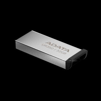 Флеш-накопичувач ADATA USB 3.2 UR 350 32Gb Silver/Black (UR350-32G-RSR/BK) [803051]