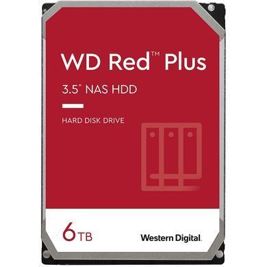 Накопичувач HDD SATA 6.0TB WD Red Plus 5400rpm 256MB (WD60EFPX) [608015]