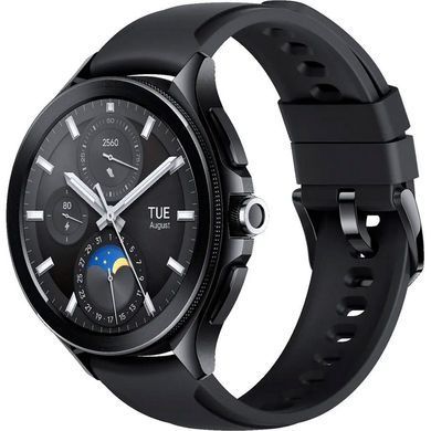 Смарт-годинник Xiaomi Watch 2 Pro Black Case with Black Fluororubber Strap (BHR7211GL) [618059]